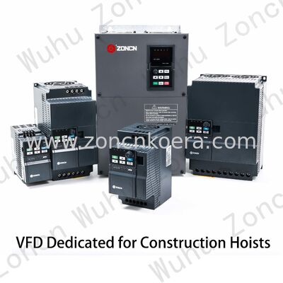 Inverter 380V 7.5KW VSD VFD Dedicated For Construction Hoists Open Loop Vector Control Industry Specific