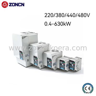 VFD محرك تردد متغير 380 فولت 11 كيلوواط 15HP عاكس التيار المتردد ثلاثي المراحل مع مرشح EMC مدمج لتحكم سرعة المحرك